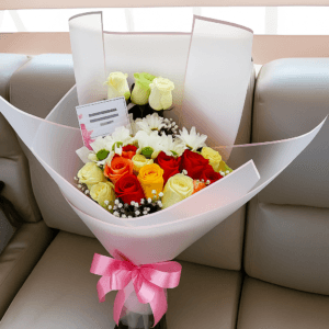 Bouquet sensación en papel coreano R152 - Ramo de flores en Kennedy Te Mando Flores